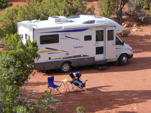 Camping On Burr Trail