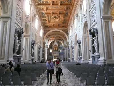 Interior of St John Lateran