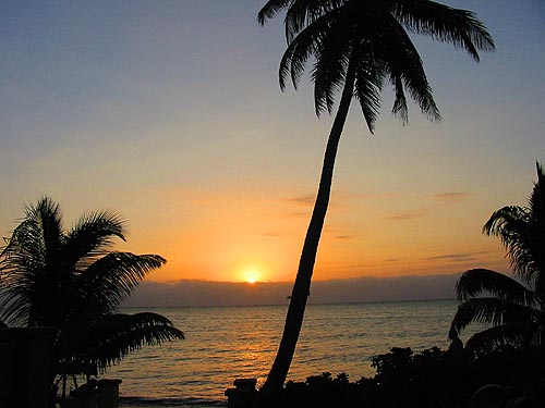 belize sunrise