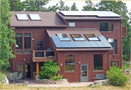 Roof with PV Panels